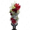 خرید باکس گل کشیده-باکس گل ایستاده سفید و قرمز کد b168